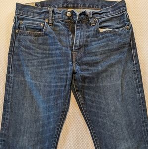 JCrew 484 slim fit jeans with Kaihara denim.  31 x 32